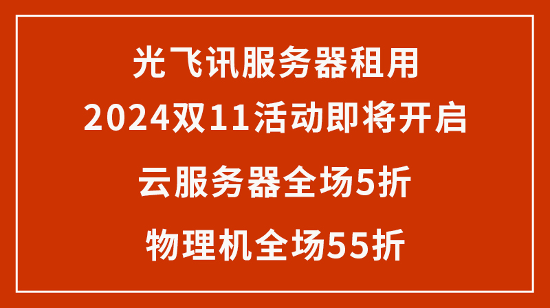 2024年双11秒杀活动